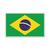 Adesivo Decorativo em relevo fácil aplicação bandeira BRASIL Branco