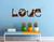 Adesivo Gato Love  TAMANHO 70cm x 20,5cm - Decoração Quartos, Salas, Pet Shop MARROM