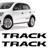 Adesivo Gol Track 2017/ Emblema Da Porta Lateral Volkswagen  PRETO
