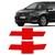 Adesivo Gravata Onix Hatch 2020 Premier Turbo Chevrolet Par  VERMELHO REFLETIVO