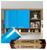 Adesivo Para Envelopamento Armário De Cozinha 50cm X 2m Azul Ceu