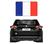 Adesivo Resinado de Bandeira para Carro Moto  - 8x5 cm - Brasil - Alemanha - Japão - Italia-França  França