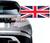Adesivo Resinado de Bandeira para Carro Moto  - 8x5 cm - Brasil - Alemanha - Japão - Italia-França  Grã, Bretanha