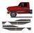 Adesivos Faixas Laterais Ford F4000 1989/1992 Kit Cinza Cinza-claro