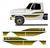 Adesivos Faixas Laterais Ford F4000 1989/1992 Kit Cinza Amarelo