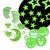 Adesivos que Brilham no Escuro Estrelas Fluorescente Neon Emoji 