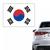 Adesivos Resinados Bandeiras Auto Colantes Diversos Países Estados Brasil Coréia do sul