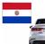 Adesivos Resinados Bandeiras Auto Colantes Diversos Países Estados Brasil Paraguai