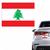 Adesivos Resinados Bandeiras Auto Colantes Diversos Países Estados Brasil Libano