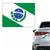 Adesivos Resinados Bandeiras Auto Colantes Diversos Países Estados Brasil Paraná