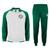 Agasalho Conjunto Masculino Jaqueta Calça Palmeiras Trilobal Verde Branco Branco, Verde