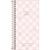 Agenda Planner Espiral Soho Slim 2023 - Tilibra Rosa Xadrez