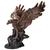 Águia Estatua Rocha Decoração Resina Poder Força Escultura  Águia bronze, base preta