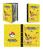 Álbum Pokémon Pasta Porta Cartas Pokemon Pikachu Com Folhas amarelo-modelo1