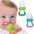 Alimentador Infantil Bebê De Silicone 6 Meses Buba azul 