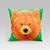 Almofada Avulsa Cheia Estampada Pet Dog em Veludo Suede 45cm x 45cm com Refil de Silicone - Decoração Raças Cachorros ChowChow