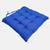  Almofada Cadeira Futon Banco Sofá Decorativa Presente Pallet 40x40cm Azul-Royal