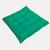 Almofada Cadeira Futon Banco Sofá Decorativa Presente Pallet 40x40cm Verde-Esmeralda-UN