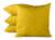 Almofada Cheia P/sofa Cor Lisa A Sua Escolha 60 X 60 Cm - 1unidade Amarelo