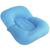 Almofada de Banho Bebê Baby para Banheira não Escorrega Secagem Rápida Brinqway BW-074 Azul