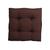 Almofada de Chão Taiwan 60x60 cm Cheia Decorativa Macia Confortável Grande Assento Sofá de Pallet  Marrom
