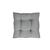 Almofada de Chão Taiwan 60x60 cm Cheia Decorativa Macia Confortável Grande Assento Sofá de Pallet  Cinza