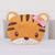 Almofada Decorativa Amiguinhos Safari 01 peça Tigre menina