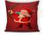 Almofada Decorativa Estampas De Natal 43x43Cm Vermelho, Noel flecha