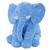Almofada Elefante 60cm Pelúcia Para Bebe Travesseiro Antialérgico Varias Cores Azul