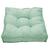 Almofada Futon 45x45 Assento Turco Colorido Shelter Verde-Claro