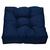Almofada Futon 50x50 Assento Turco Colorido Shelter Azul Marinho