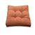 Almofada Futon 50x50 Assento Turco Colorido Shelter Laranja-Escuro