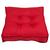 Almofada Futon 50x50 Assento Turco Colorido Shelter Vermelho