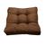 Almofada Futon 55x55 Colorido Assento Turco Jeans Chocolate