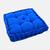 Almofada Futton Turca Tecido Oxford 60x60cm Cheia Alta Macio Decoração Sala Sofá Azul-Turquesa REF. 7756