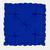 Almofada Futton Turca Tecido Oxford 60x60cm Cheia Alta Macio Decoração Sala Sofá Azul-Royal REF. 7756