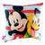 Almofada Mickey Mouse Amigos Disney Desenho Animado Poliéster Filme, Cinema Poliéster Ciano Claro