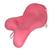Almofada Para Banho Bebê Banheira Super Macia Confortável Rosa Lisa