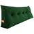 Almofada Para Cabeceira Encosto Apoio Lombar Spot 140cm com Porta Celular Suede - Desk Design Verde