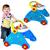 Andador Com Atividades Infantil Didático Educativo 3 Em 1 Para Bebê Menina Menino Brinquedos Poliplac AZUL
