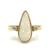 Anel Opala Natural Gota com Diamantes Ouro 18K 22256 K580 Amarelo