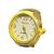 Anel Relógio Feminino Luxo Aço Inoxidável Quartzo Analógico Branco