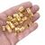 Anel Trança Jumbo e Dreads Regulável Pct c/ 50 Unidades Cores Prata, Dourado, Colorido ou Colorido Modelo Coroa Dourado