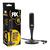 Antena Digital Interna Hdtv Vhf Uhf Fm Base Comímã 1,8m Cabo Preto