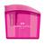 Apontador com depósito CLICKBOX Faber-Castell Rosa