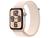Apple Watch SE GPS Caixa Estelar de Alumínio 40mm Pulseira Loop Esportiva Estelar (Neutro em Carbono) Estelar