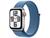 Apple Watch SE GPS + Cellular Caixa Prateada de Alumínio 40mm Pulseira Loop Esportiva Azul-inverno (Neutro em Carbono) Prateado