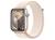 Apple Watch Series 9 GPS Caixa Estelar de Alumínio 45mm Pulseira Loop Esportiva Estelar (Neutro em Carbono) Estelar