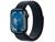 Apple Watch Series 9 GPS Caixa Prateada de Alumínio 41mm Pulseira Loop Esportiva Azul-inverno (Neutro em Carbono) Meia-noite
