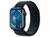 Apple Watch Series 9 GPS Caixa Prateada de Alumínio 41mm Pulseira Loop Esportiva Azul-inverno (Neutro em Carbono) Meia-noite
